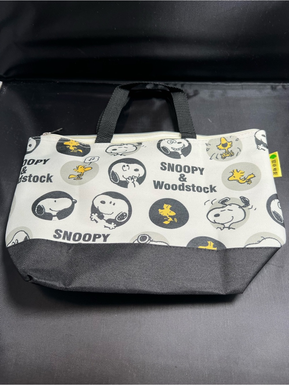 Peanuts Snoopy & Woodstock Mini Tote Bag 8x10 Canvas Tote Cute Character Bag